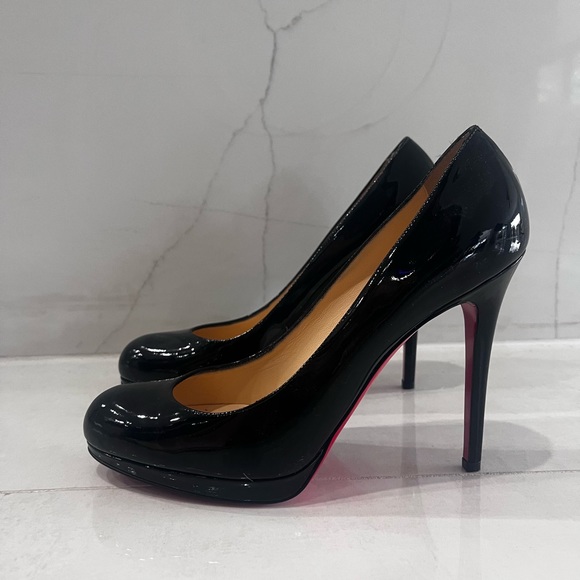 New in Box: Christian Louboutin Simple Pump 120 Patent Calf (Size 39.5) - Picture 1 of 6